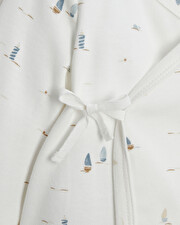 Crossed bra Boat print  Natalys