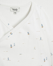 Crossed bra Boat print  Natalys