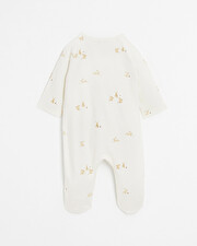 Crossed onesie Bunny print  Natalys