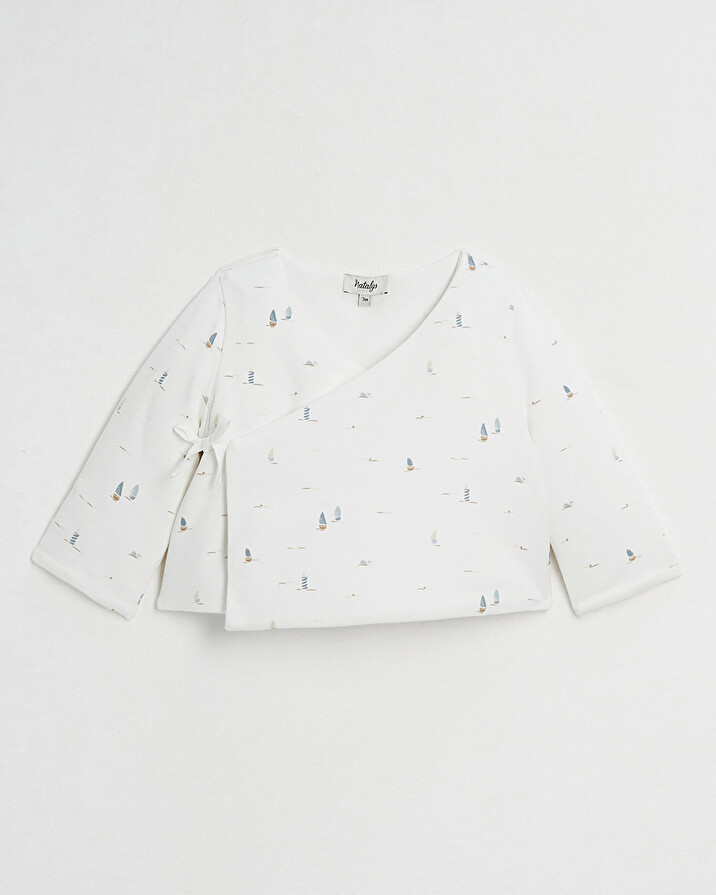 Crossed bra Boat print  Natalys