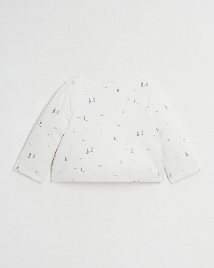 Crossed bra Boat print  Natalys