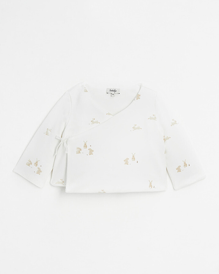 Crossed bra Bunny print  Natalys
