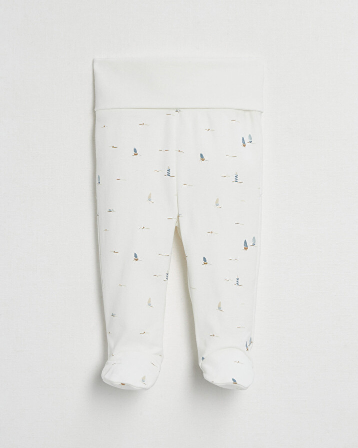 Footed pants Boat print  Natalys