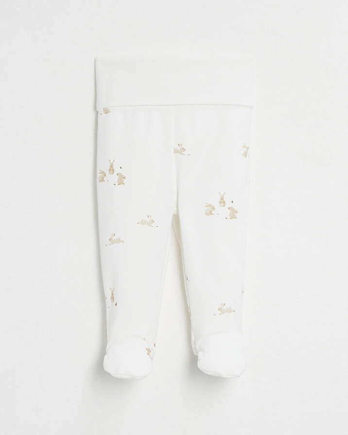 Footed pants Bunny print  Natalys
