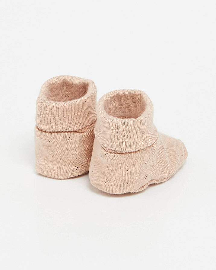 Fancy openwork slippers Pink colour  Natalys