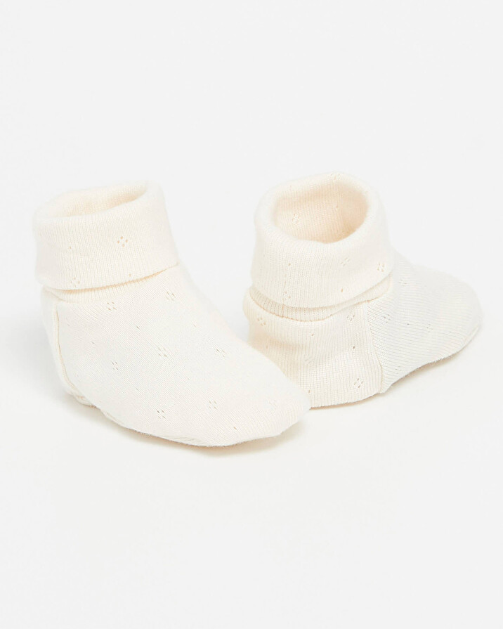 Fancy openwork slippers Chalk colour  Natalys