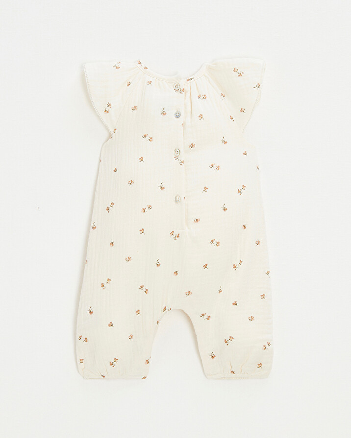 Cotton gauze jumpsuit Floral print  Natalys
