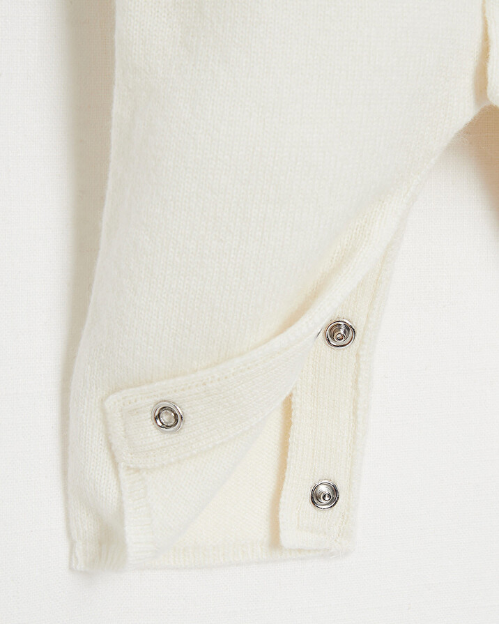 Cashmere knitted jumpsuit Off-white colour  Natalys