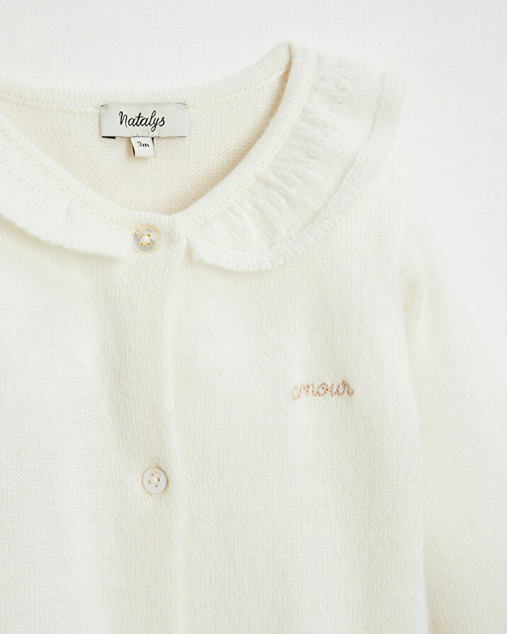 Cashmere knitted jumpsuit Off-white colour  Natalys