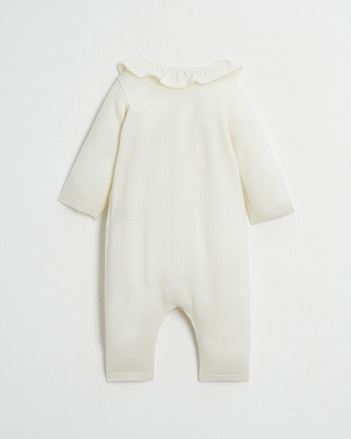 Cashmere knitted jumpsuit Off-white colour  Natalys