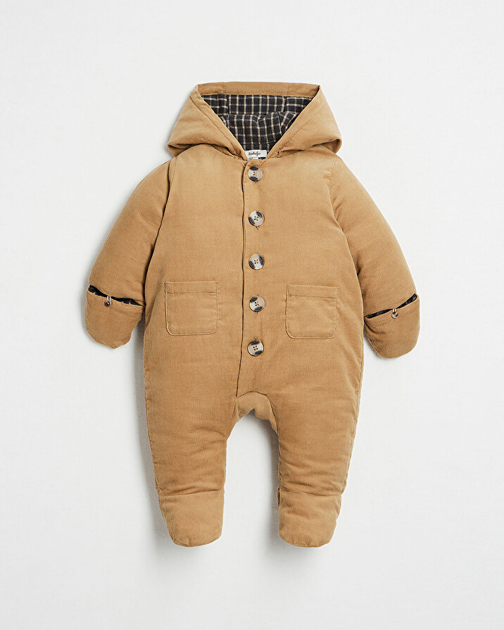 Velvet snow swuit Camel colour  Natalys