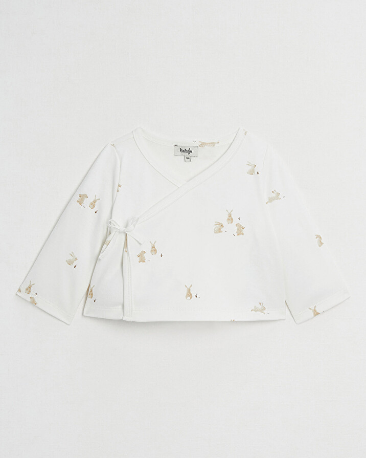 Crossed bra Bunny print  Natalys