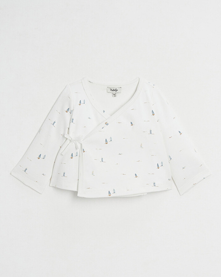 Crossed bra Boat print  Natalys