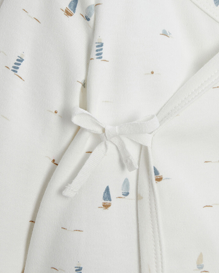 Crossed bra Boat print  Natalys