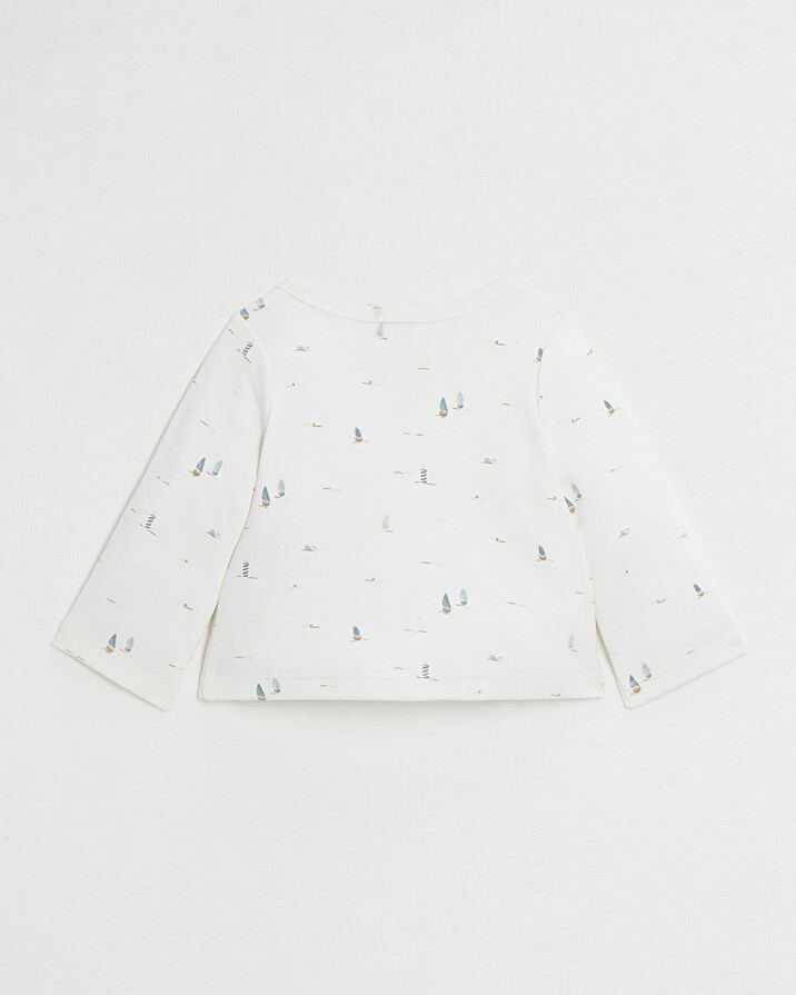 Crossed bra Boat print  Natalys