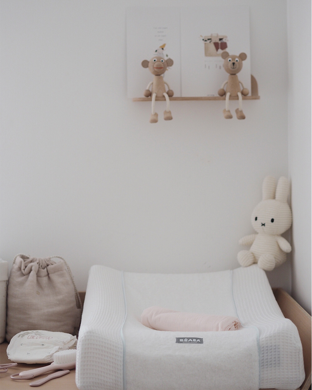 Cover for Sofalange changing mat White  B&eacute;aba