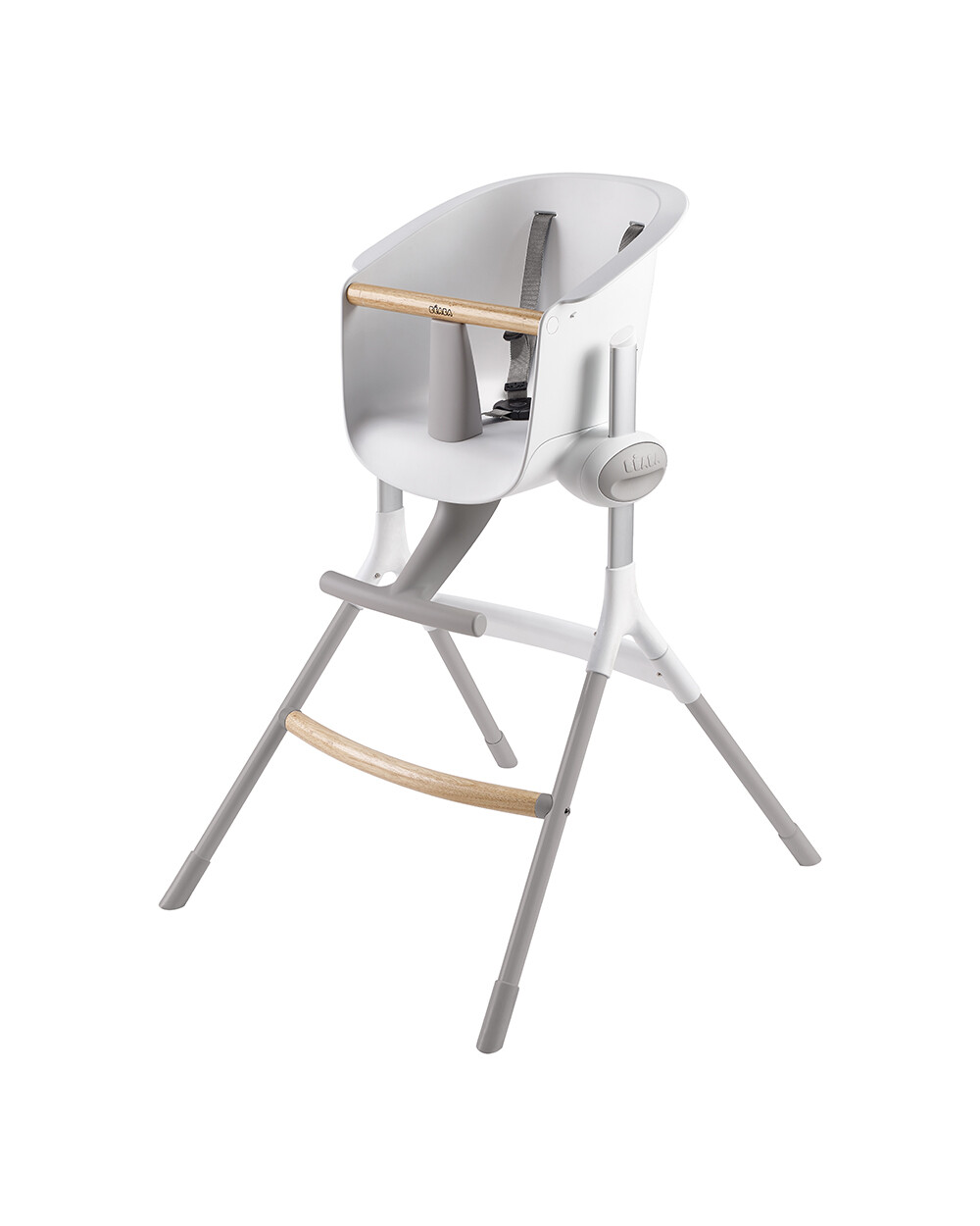 Up&Down high chair White/grey  B&eacute;aba