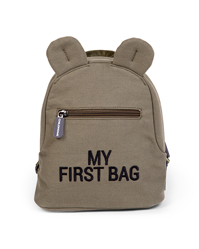 My First Bag children's backpack Khaki colour  Childhome