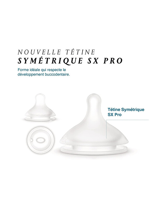 Set of 2 SX Pro symmetrical teats Flow M  Suavinex