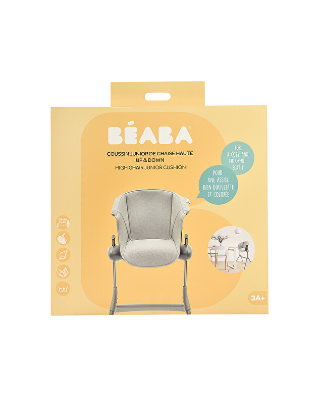 Junior Up&Down high chair seat cushion Grey colour  Béaba