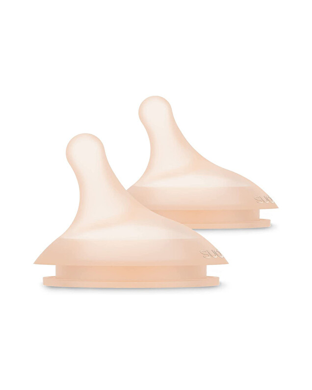 Set of 2 Zerø teats.Zerø Average flow  Suavinex