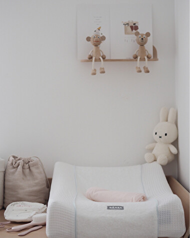 Cover for Sofalange changing mat White  B&eacute;aba