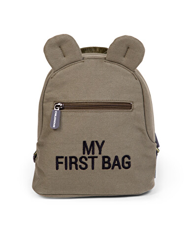 My First Bag children's backpack Khaki colour  Childhome