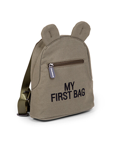 My First Bag children's backpack Khaki colour  Childhome