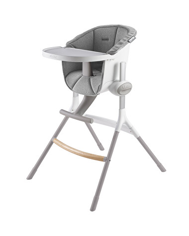 Up&Down high chair seat cushion Grey colour  B&eacute;aba