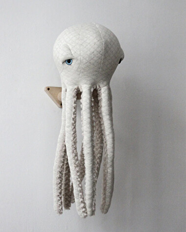 Octopus plush 56 cm Albino colours  Bigstuffed