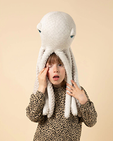 Octopus plush 56 cm Albino colours  Bigstuffed