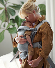 Mini Jersey 3D baby carrier Light grey  Babybj&ouml;rn