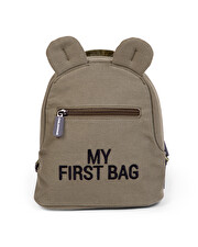 My First Bag children's backpack Khaki colour  Childhome