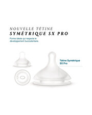 Set of 2 SX Pro symmetrical teats Flow M  Suavinex