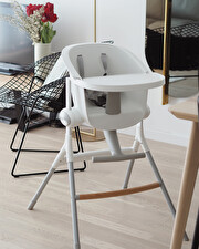 Up&Down high chair White/grey  B&eacute;aba