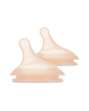 Set of 2 Zer&oslash; teats.Zer&oslash; Average flow  Suavinex