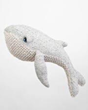 56 cm whale plush Original colours  Bigstuffed