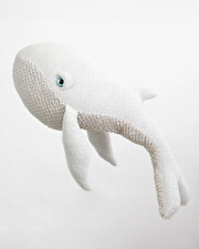 Whale plush 83 cm Albino colours  Bigstuffed