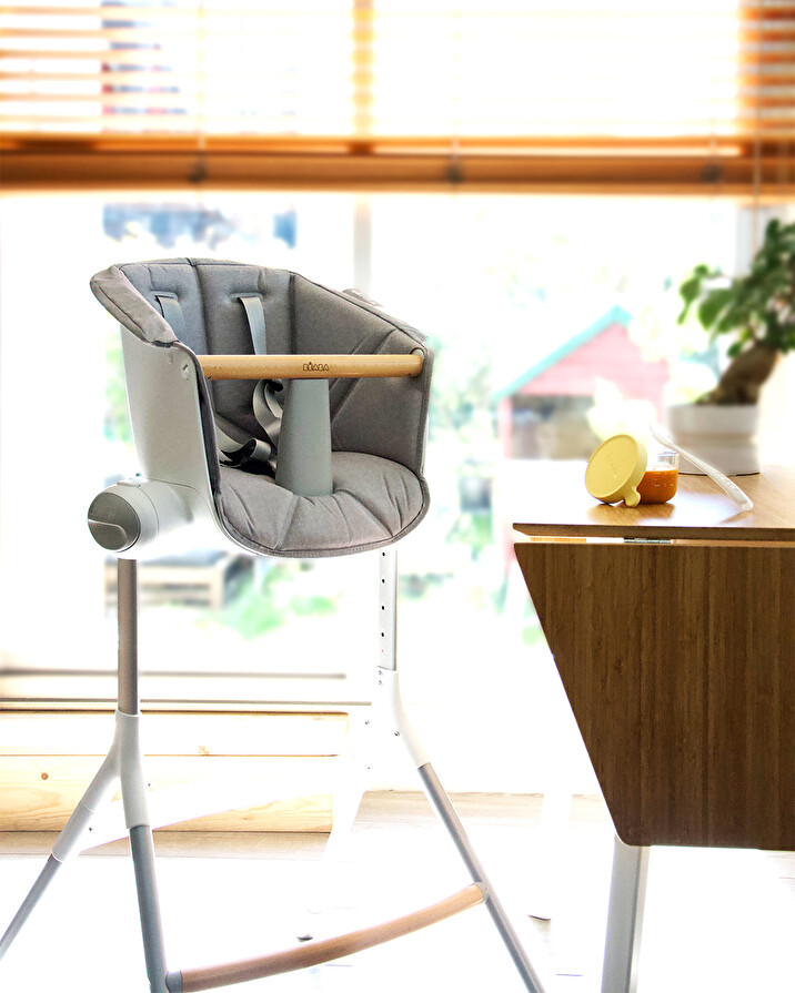 Up&Down high chair seat cushion Grey colour  B&eacute;aba