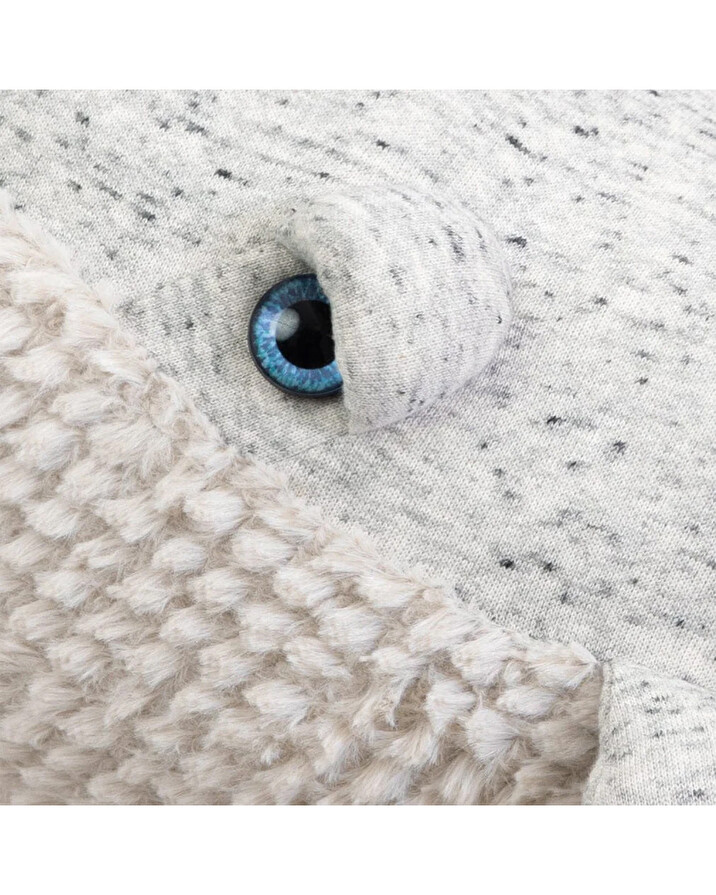 56 cm whale plush Original colours  Bigstuffed