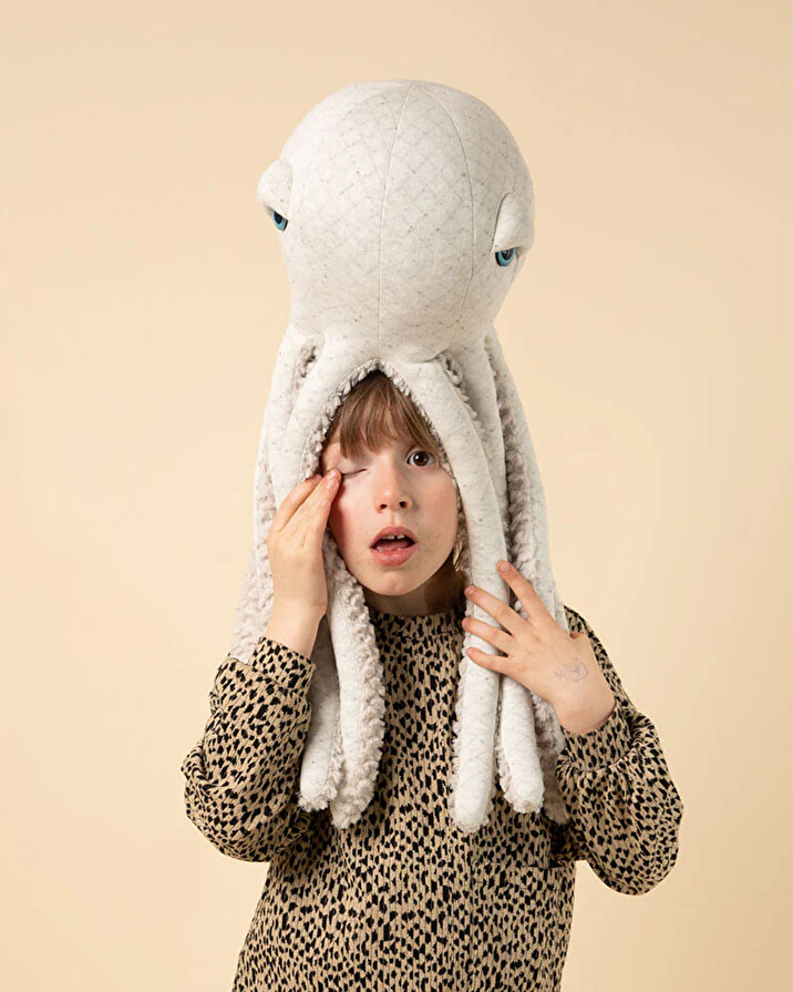 Octopus plush 56 cm Albino colours  Bigstuffed