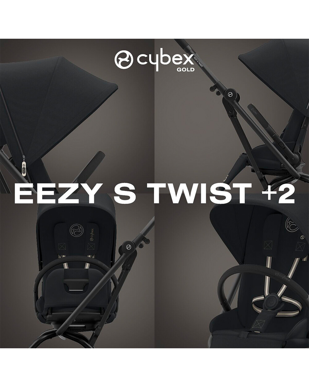 Eezy S Twist+2 pushchair Colour magic black  Cybex