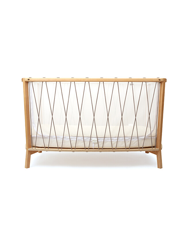 Kimi cot bed 60x120 cm Hazelnut colour  Charlie Crane