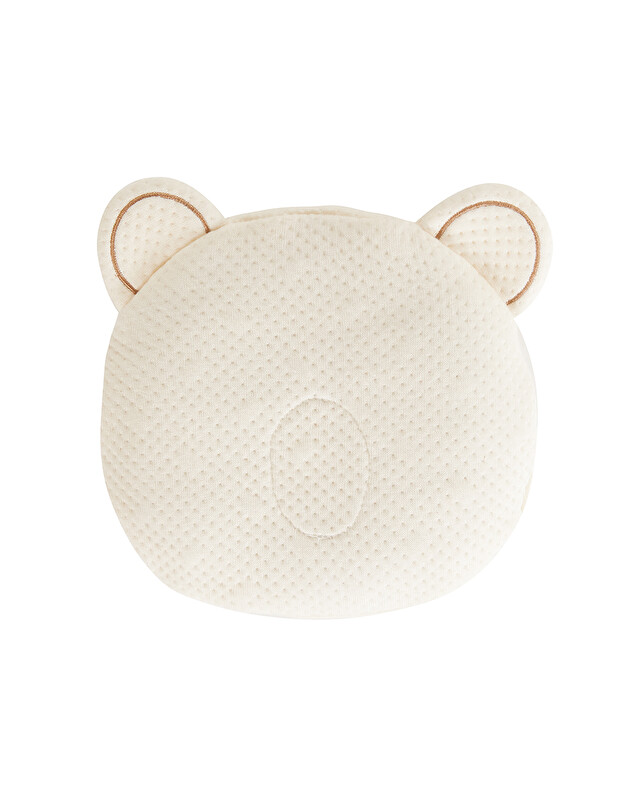 P'tit Panda head cushion Ecru  Candide