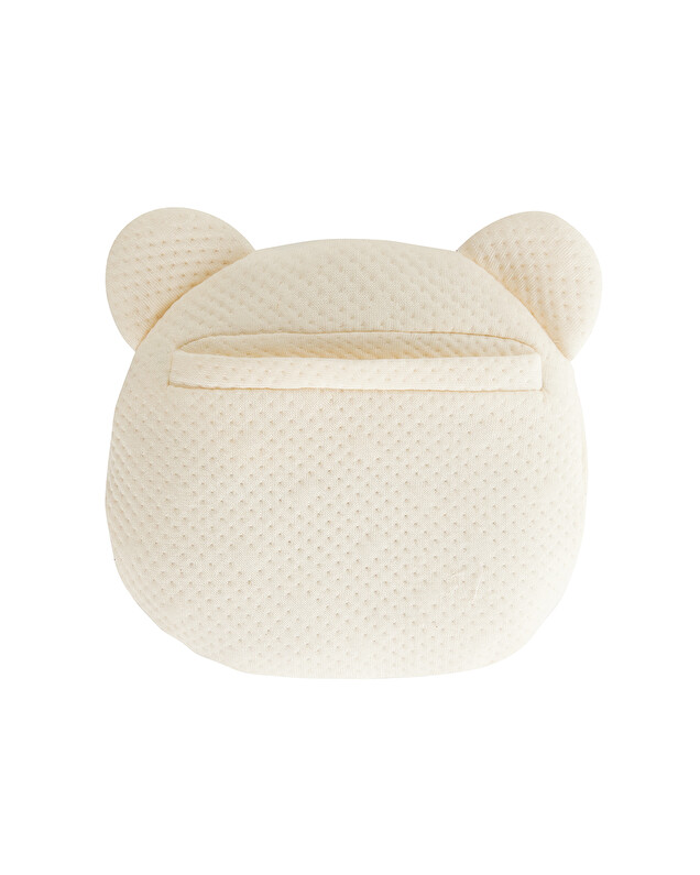 P'tit Panda head cushion Ecru  Candide