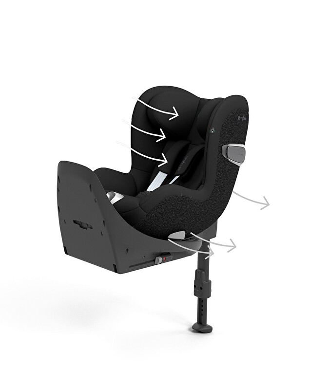 Sirona T i-Size car seat Sepia black  Cybex