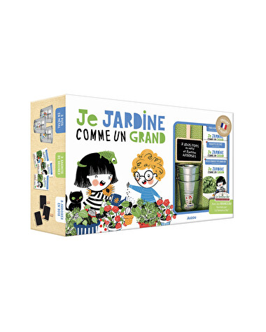 My first box set I garden like a grown-up  Auzou