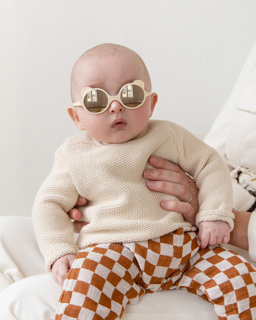 Teddy Bear Sunglasses 0-1 year Cream  Ki Et La