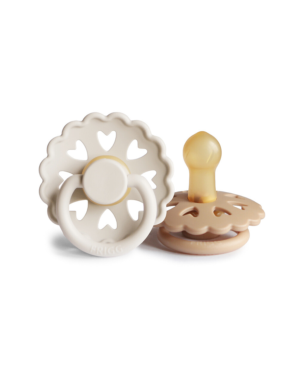 Pack of 2 Fairytale latex pacifiers Duckling/emperor colours  Frigg
