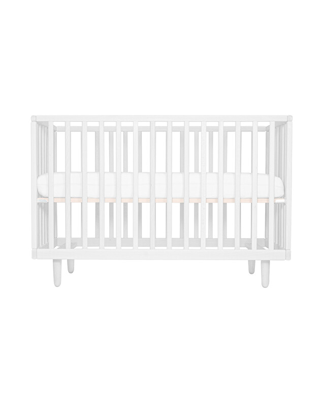 Fantine cot bed 60x120 cm White  Natalys